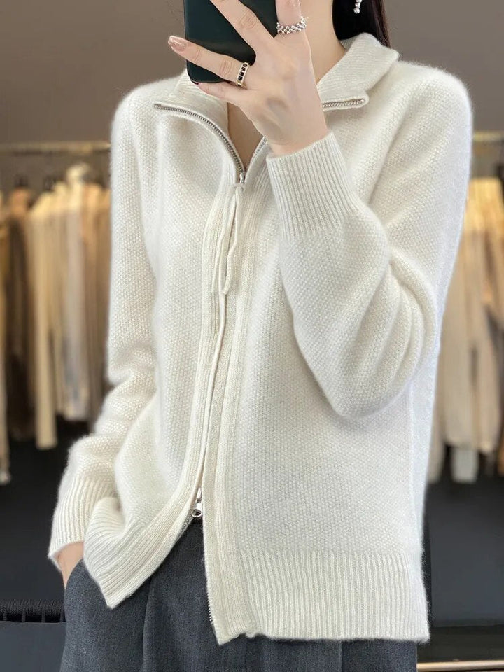 PHINA | PULL ZIPPÉ EN CACHEMIRE