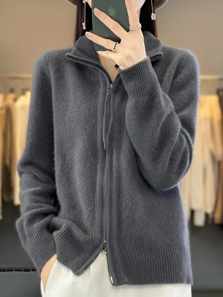 PHINA | PULL ZIPPÉ EN CACHEMIRE