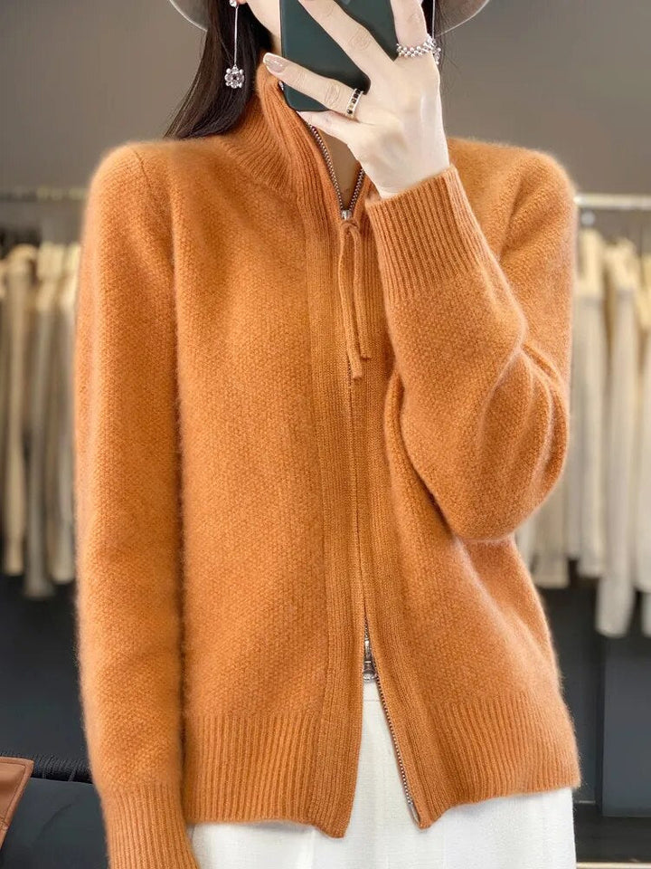 PHINA | PULL ZIPPÉ EN CACHEMIRE