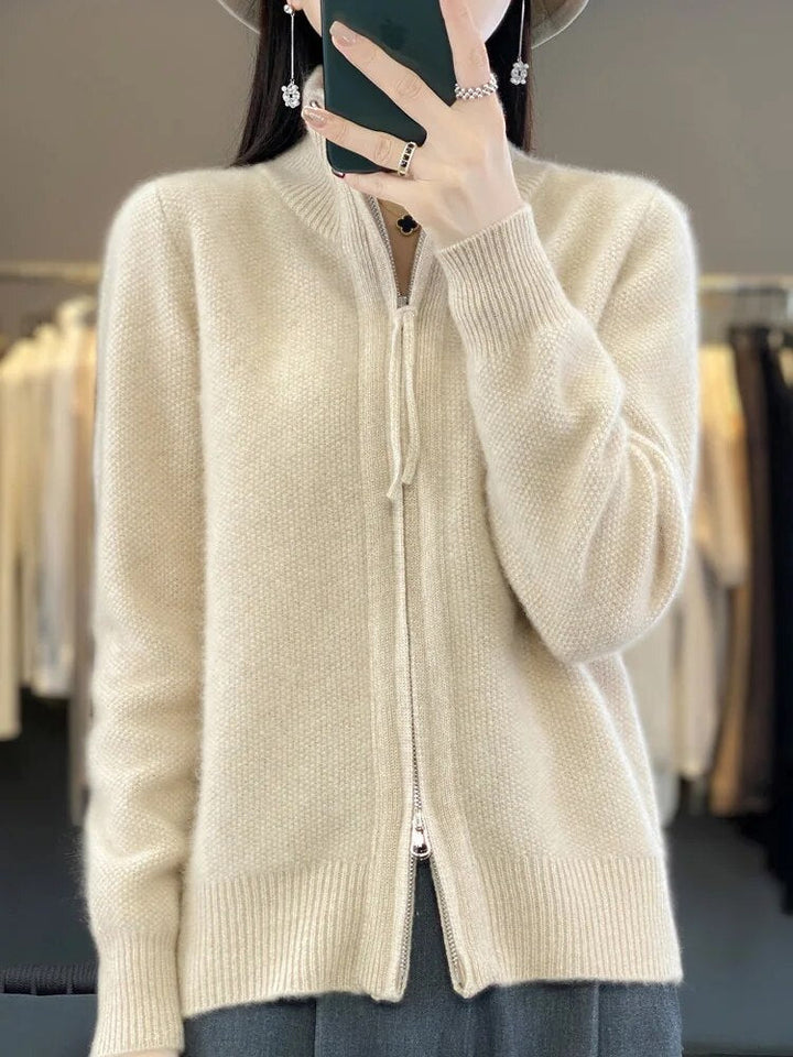 PHINA | PULL ZIPPÉ EN CACHEMIRE